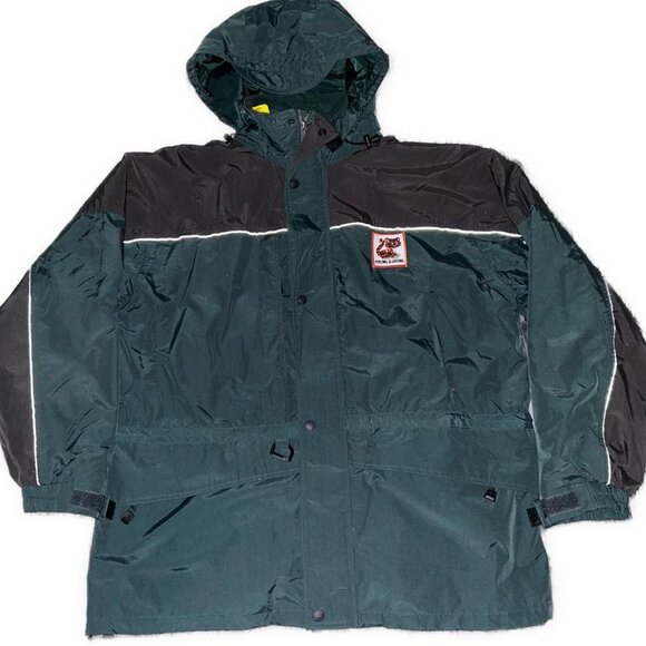 Vintage 90s North End Tiger Patch Essential Outdoors Jacket Mens XL - Picture 1 of 5